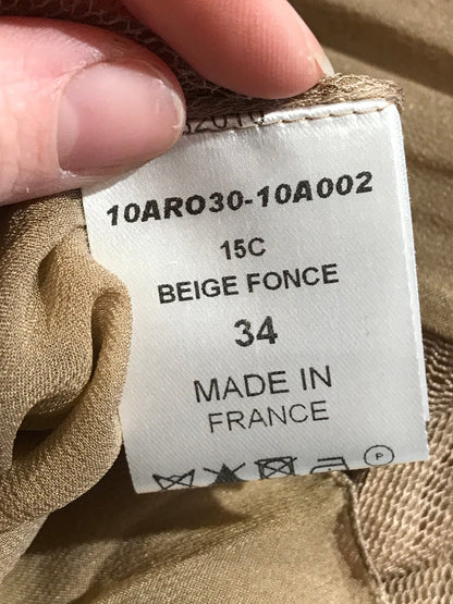 Robe Chloé beige T.34