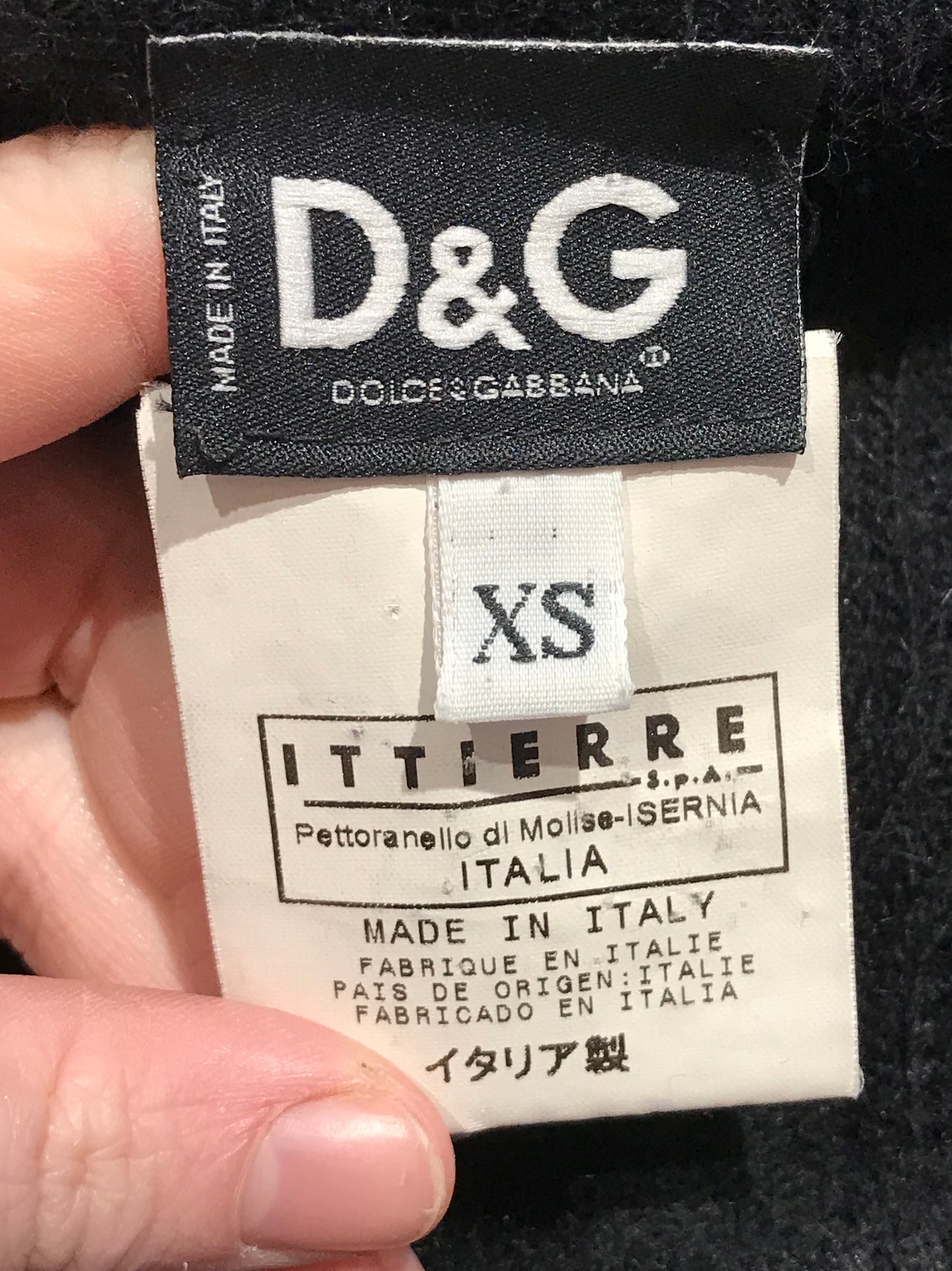 Twin-set Dolce & Gabbana noir T.XS