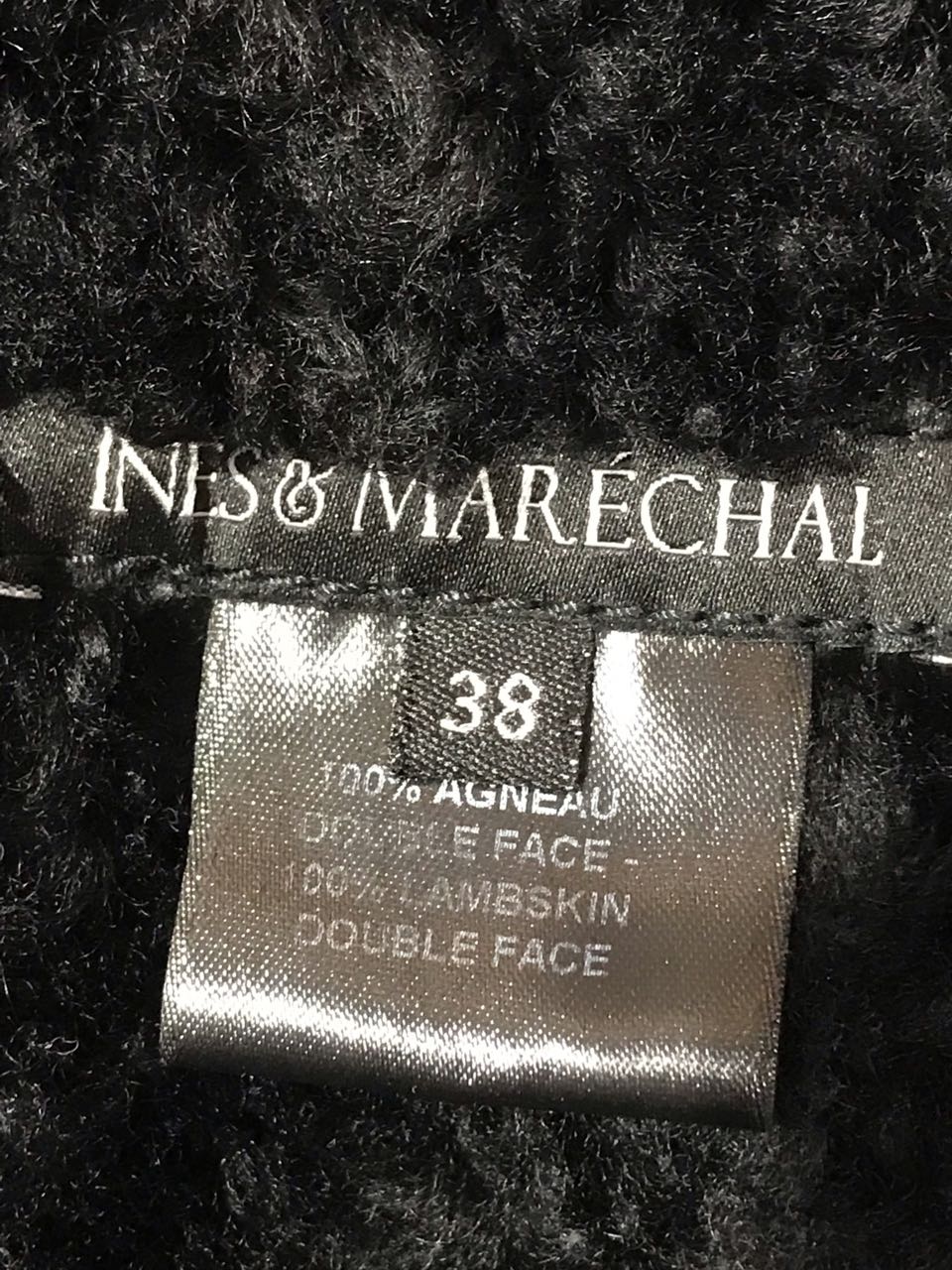 Veste peau lainée Ines & Marechal T.38