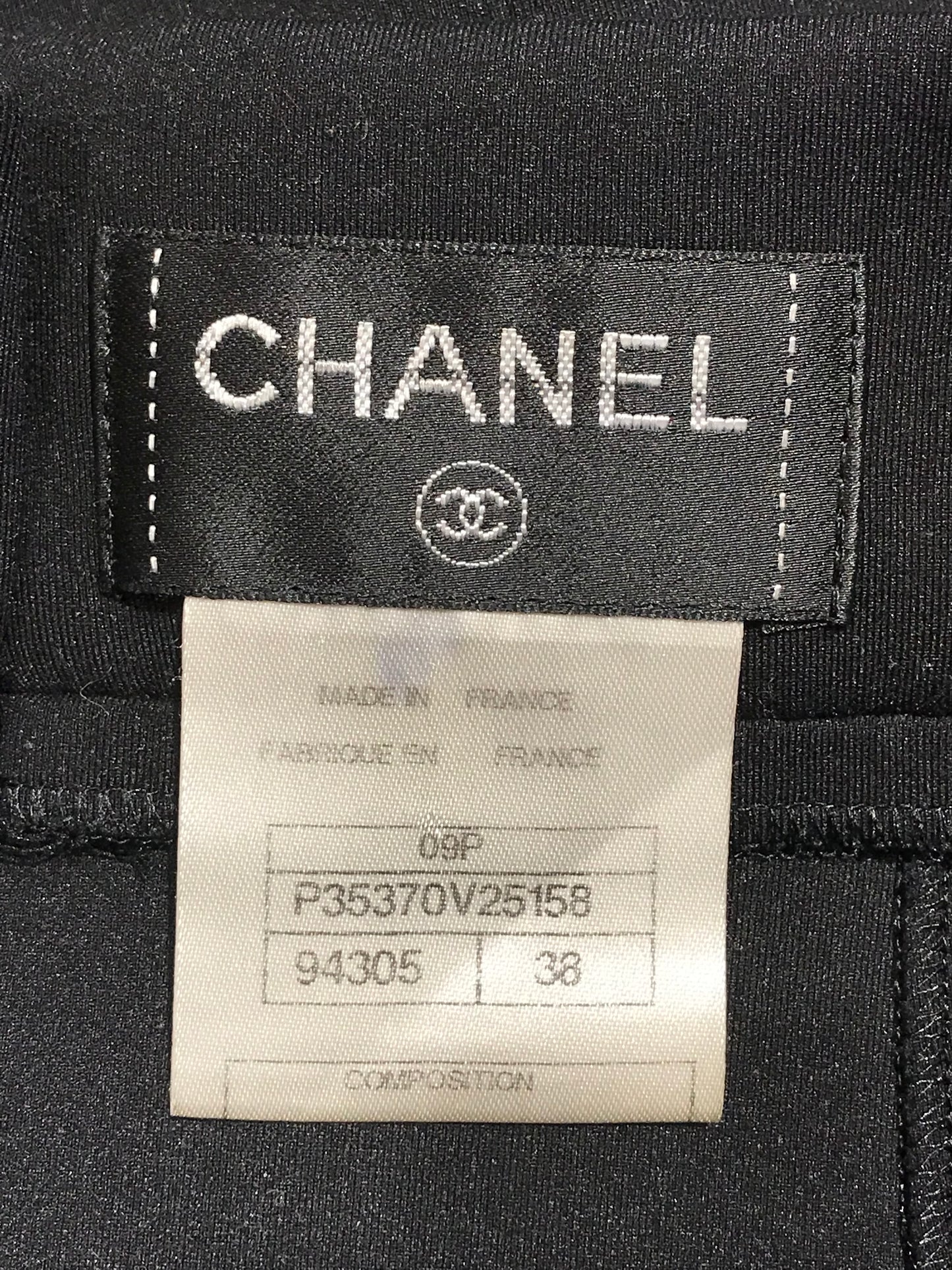 Jupe Chanel noire T.38