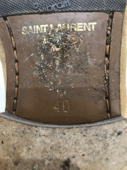 Boots Saint Laurent beiges T.40