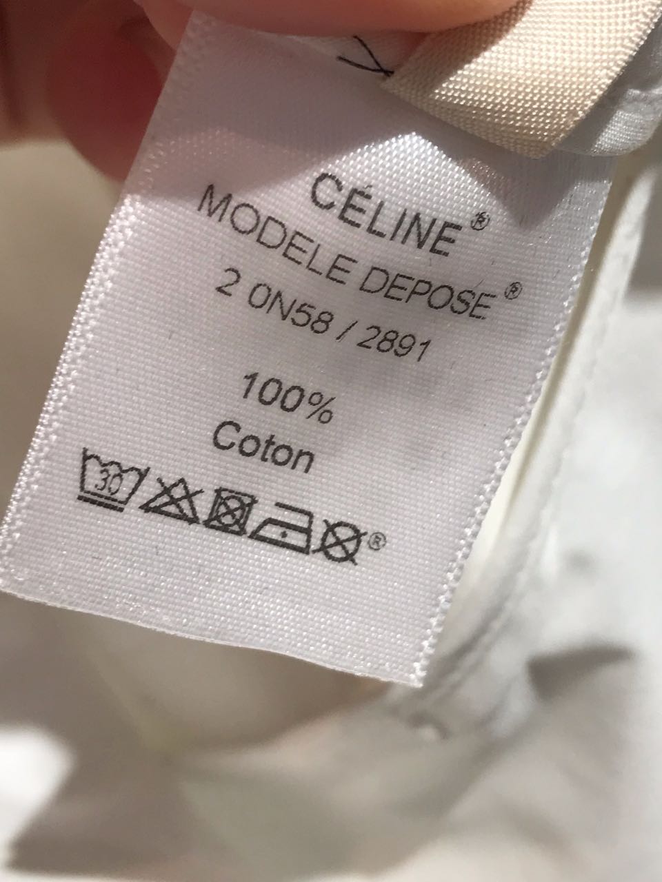 Blouse Celine blanche T.36