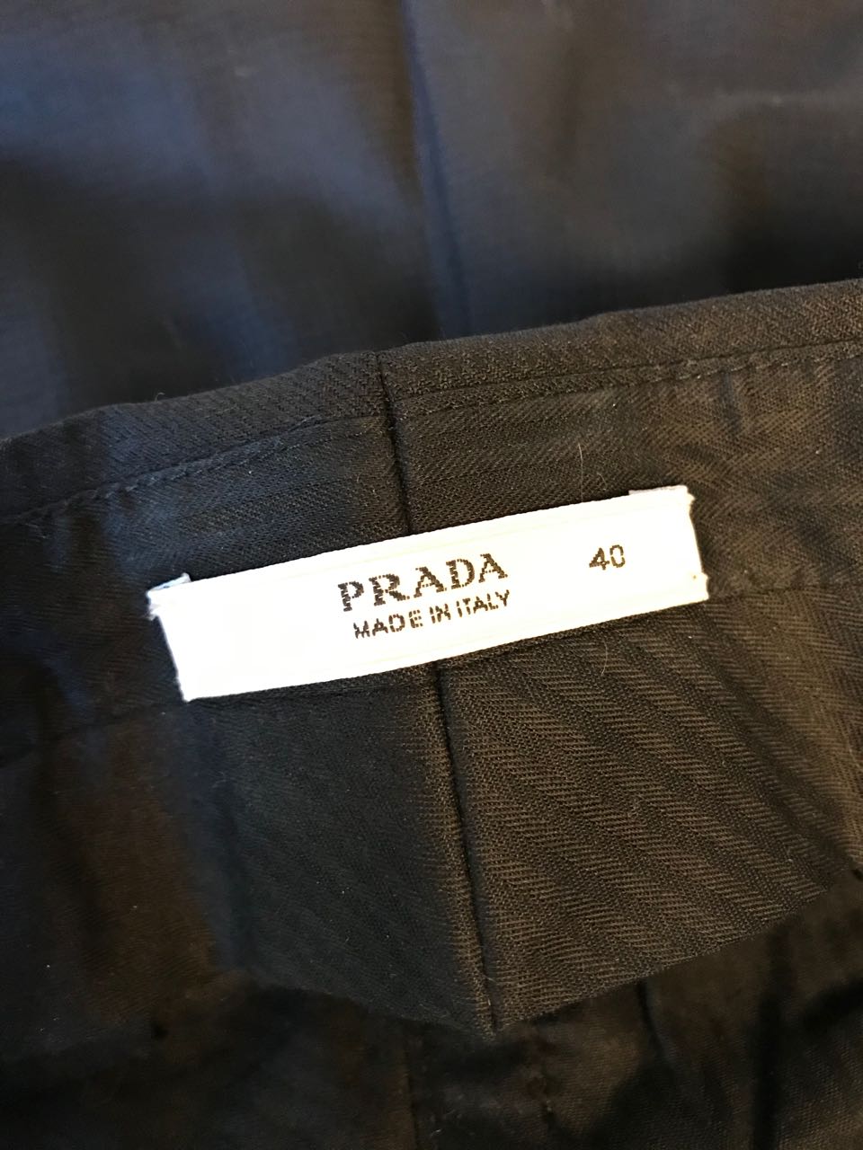 Pantalon Prada noir T.36