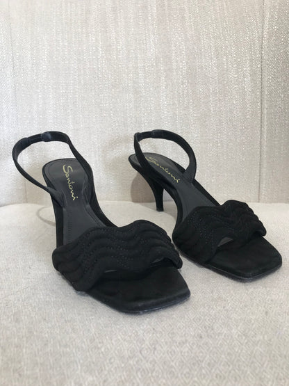 Sandales Santoni noires T.37
