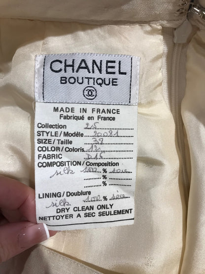 Jupe Chanel ecrue T.38