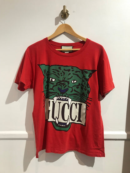 T-shirt Gucci rouge T.S