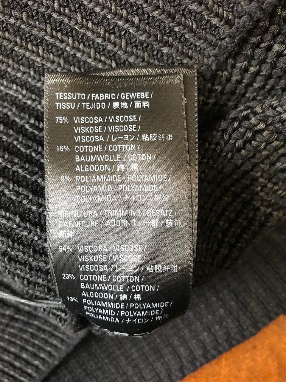 Balenciaga Pull à capuche gris en coton à logo  SSENSE France