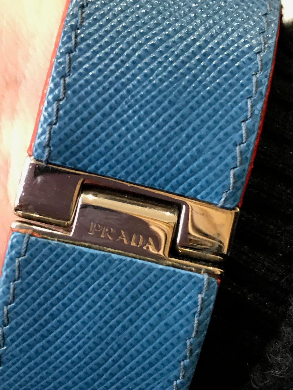 Bracelet Prada Saffiano Rhinestone