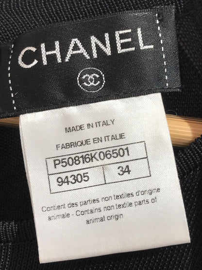 Robe Chanel noire T.34