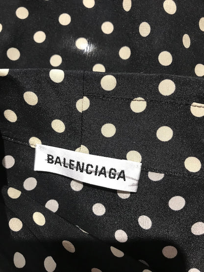 Blouse Balenciaga à pois T.40