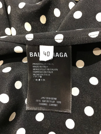 Blouse Balenciaga à pois T.40