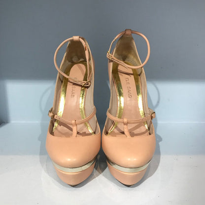 Escarpins Elie Saab nude T.38,5