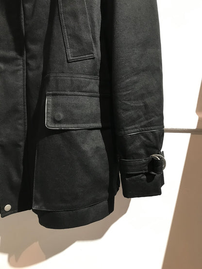 Parka Saint Laurent noire T.38