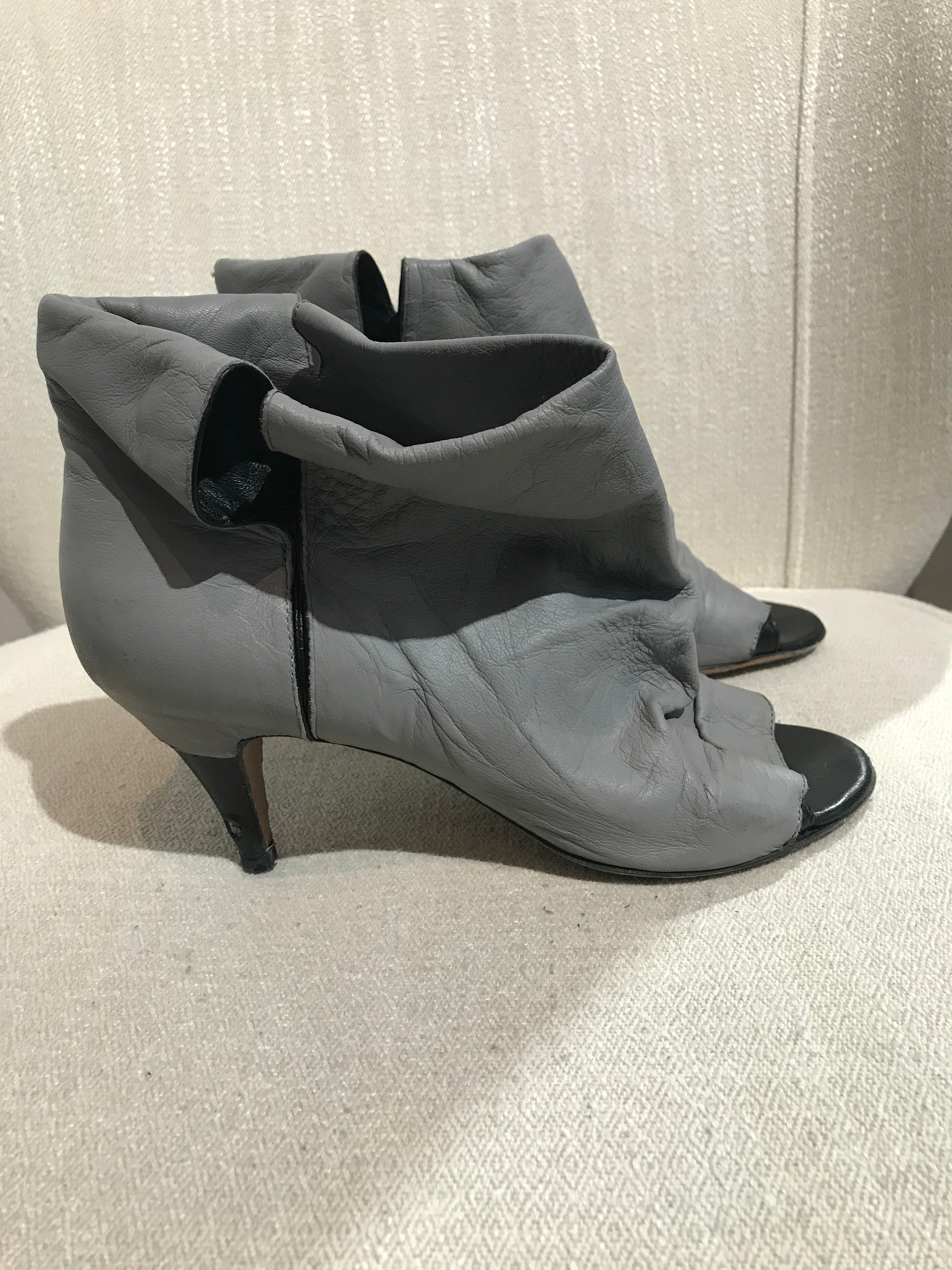 Maison margiela peep toe 2025 booties