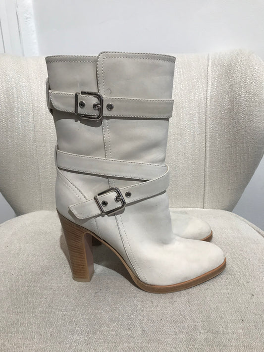 Bottes Gianvito Rossi beiges T.37,5