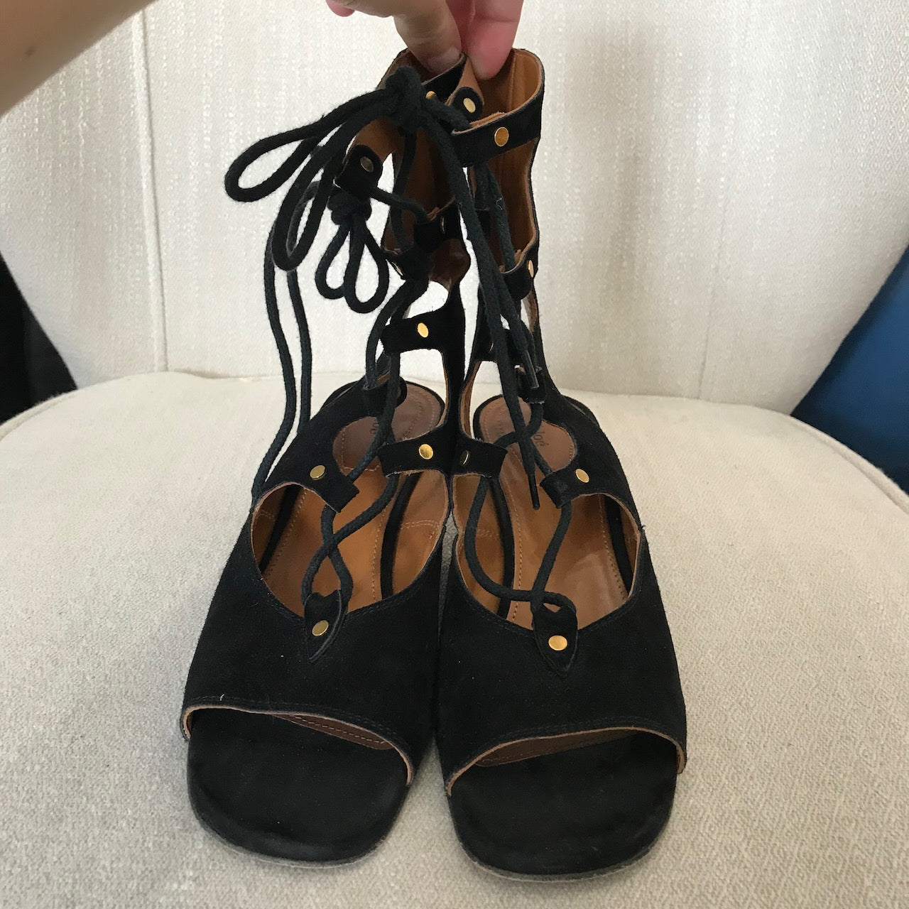 Sandales Chloé noires T.36,5