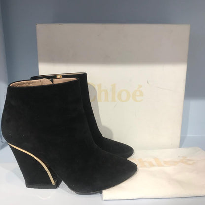 Boots Chloé noires T.37