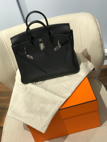 Sac Hermès Birkin 25 Togo Neuf